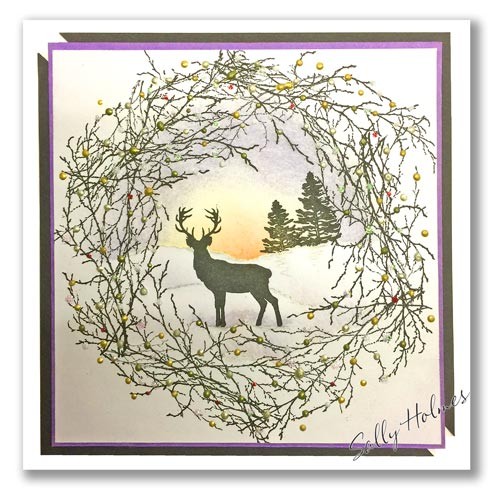 Silhouette Stag Deer Stamp Set 1