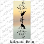 Reflections Heron Stamp