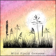 Wild Field Grasses stamp