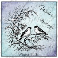 Winter Birds Stamp