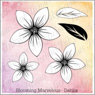Blooming Marvelous Dahlia Stamp Set