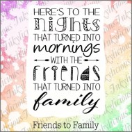 Friends to Family Stamp
