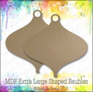 MDF Bauble Shaped