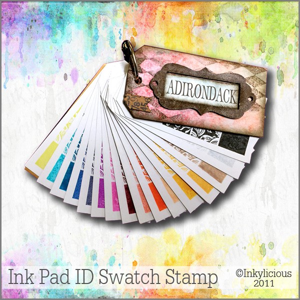 Ink Pad ID Swatch Stamp