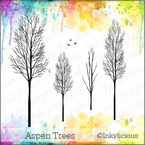 Aspen Trees Stamp Set