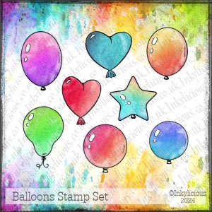 Balloons Stamp Set