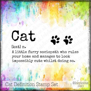 Cat Definition Stamp Set