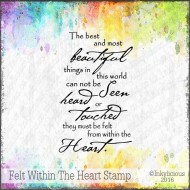 Felt Within The Heart Stamp
