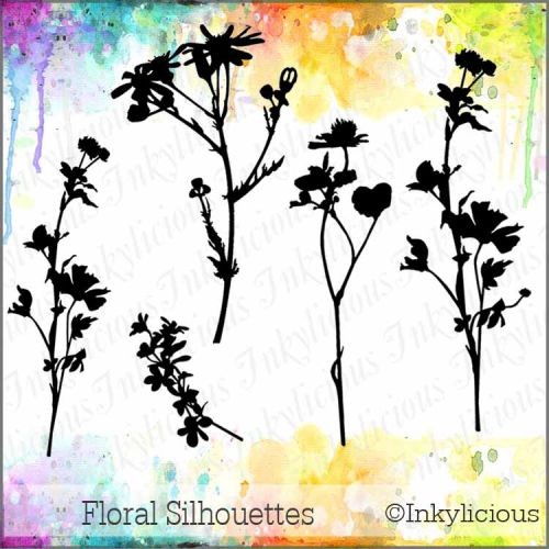 Floral Silhouettes Stamp Set