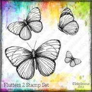 Flutters 2 Butterfly Stamp Set