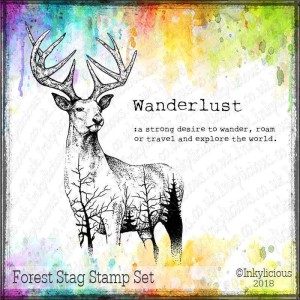 Forest Stag Stamp set