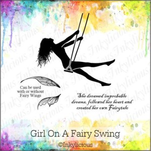 Girl On A Fairy Swing stamp set