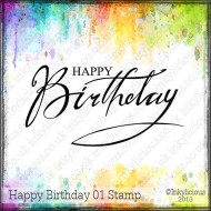 Happy Birthday 01 Stamp