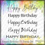 Happy Birthday Stamp Set 5