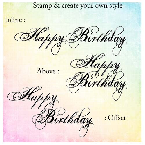 Happy Birthday Stamp Set