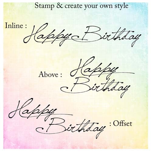 Happy Birthday Stamp Set