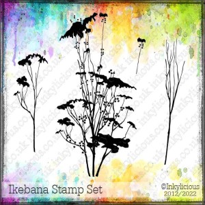 Ikebana Floral Stamp Set