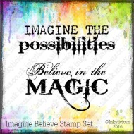 Imagine Believe Stamp Set