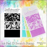 Ink Pad ID Swatch Stamp