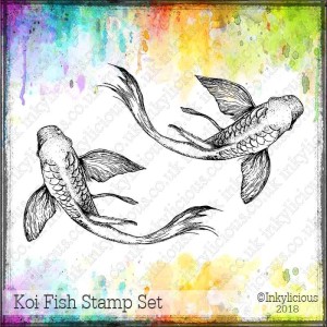 Koi Fish Stamp Set