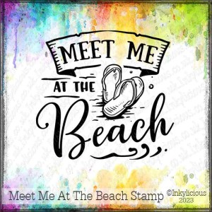 Meet Me At The Beach Stamp
