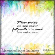 Memories Linger On Verse Stamp