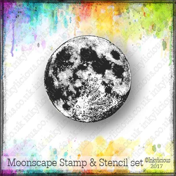 Moonscape Stamp and Stencil Set