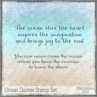Ocean Quotes Stamp Set