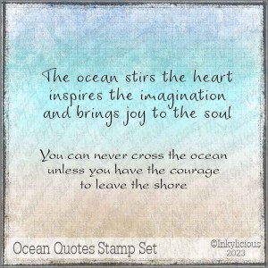 Ocean Quotes Stamp Set