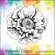 Oriental Poppy Stamp