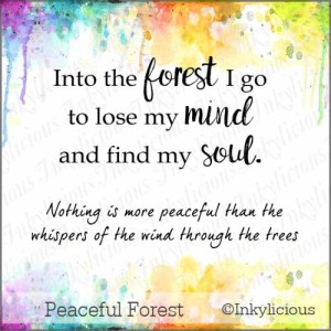Peaceful Forest Verse Stamp Set