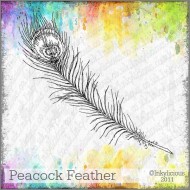 Peacock Feather Stamp