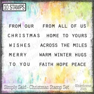 Simply Said Christmas Stamp Set