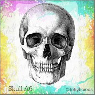 Skull Stamp A6