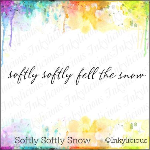 Softly Softly Snow Stamp