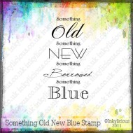 Something Old New Blue Stamp