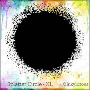 Splatter Circle Stamp - XL