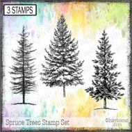 Spruce Trees Stamp set