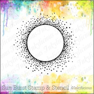 Sun Burst Stamp & Stencil set