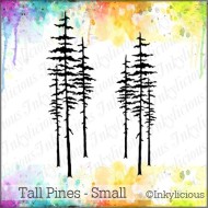 Tall Pine Trees Stamp Set Small