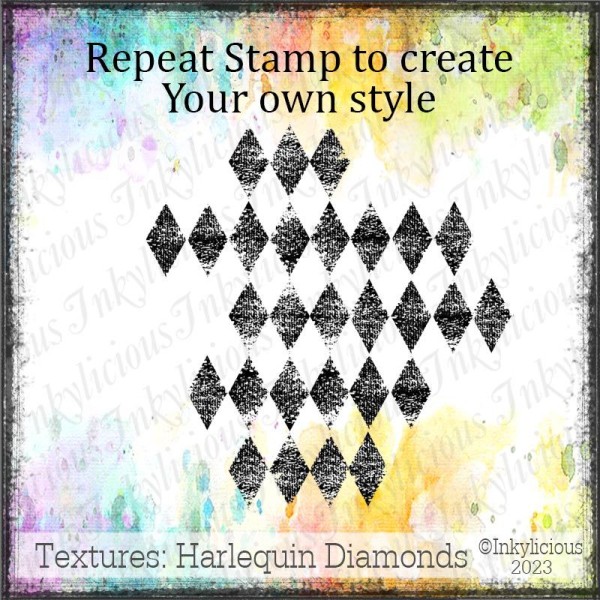 Texture Harlequin Diamond Stamp Set