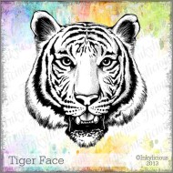 Tiger Face stamp