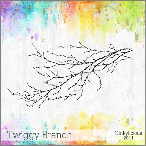 Twiggy Branch Stamp