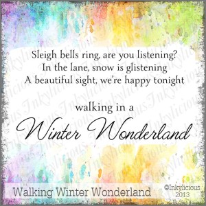 Walking Winter Wonderland Stamp