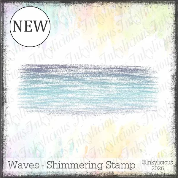 Waves Shimmering Stamp