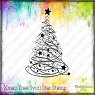 Christmas Tree Swirl Star - Small