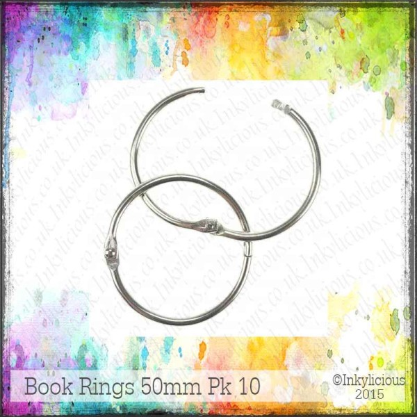 Book Binder Rings Pk 10