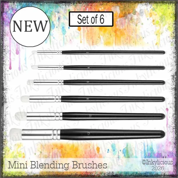 Mini Blending Brushes Pk 6