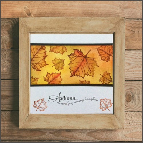 Autumn Leaf Stamp Set Sm