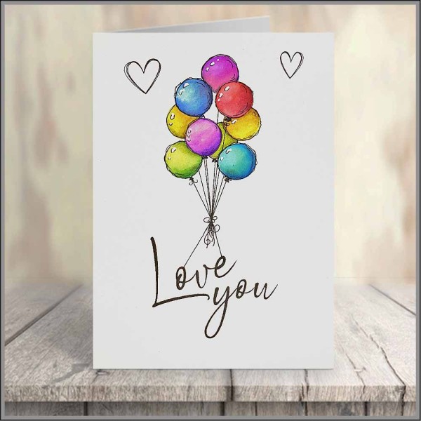 Balloons Bunch Stamp